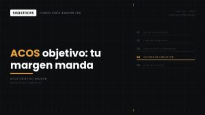 Lee más sobre el artículo ACOS objetivo en Amazon: cómo fijarlo con tu margen, no con benchmarks