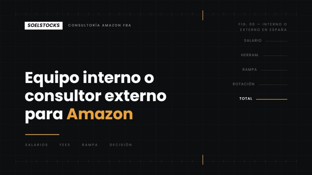 Equipo interno o consultor externo para Amazon: los números en España