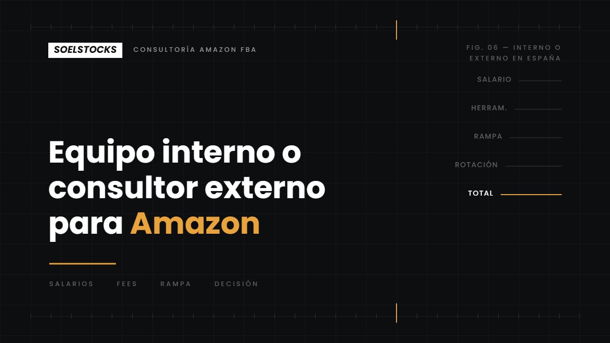 En este momento estás viendo Equipo interno o consultor externo para Amazon: los números en España