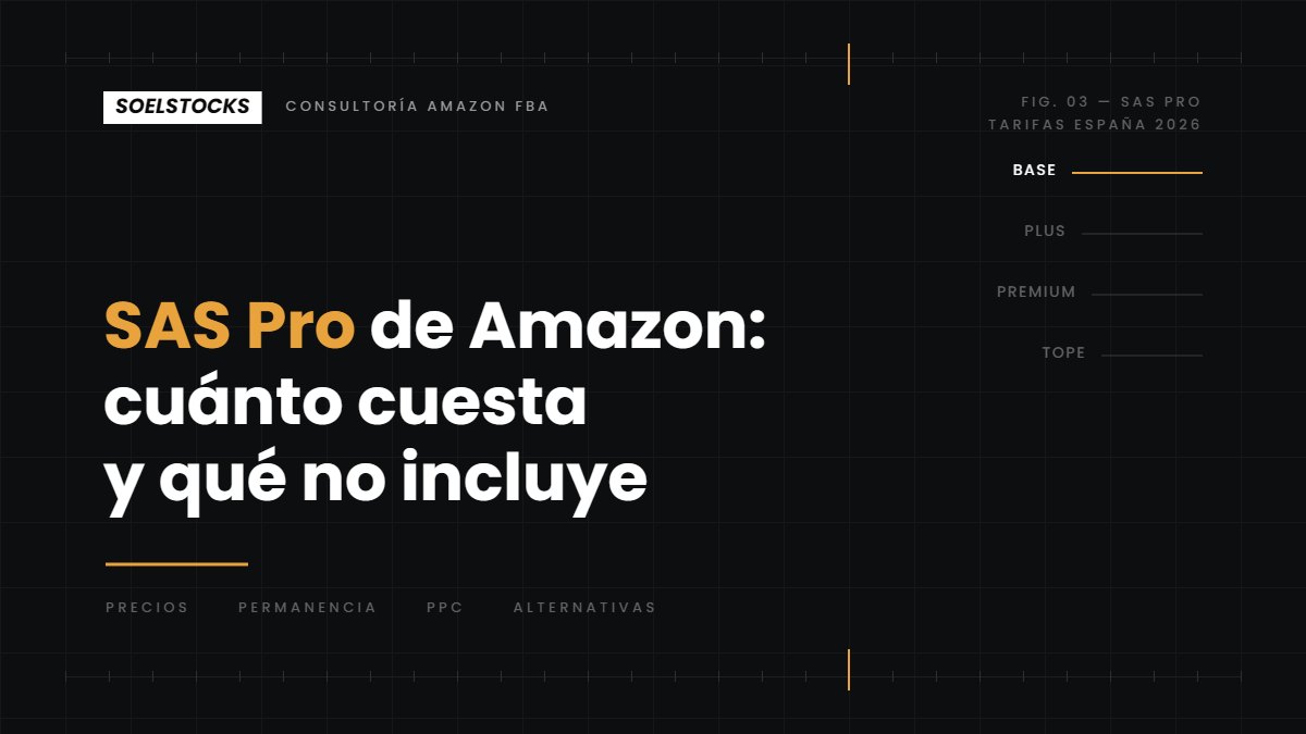 En este momento estás viendo SAS Pro de Amazon: precios reales 2026 y qué no incluye