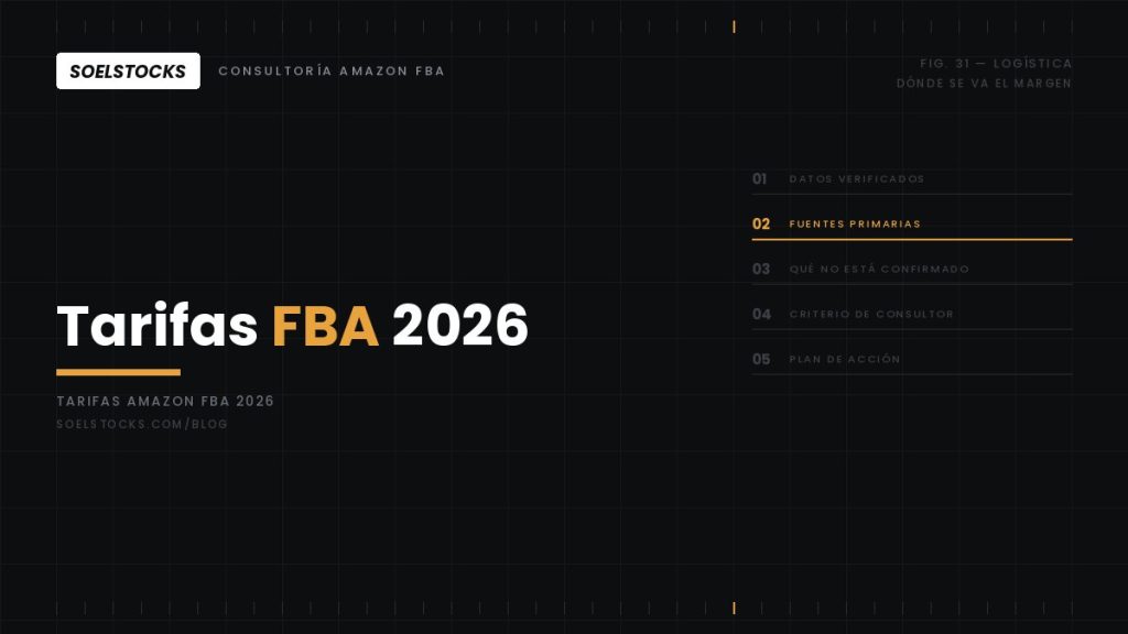 Tarifas FBA 2026 en España: dónde se va el margen sin verlo