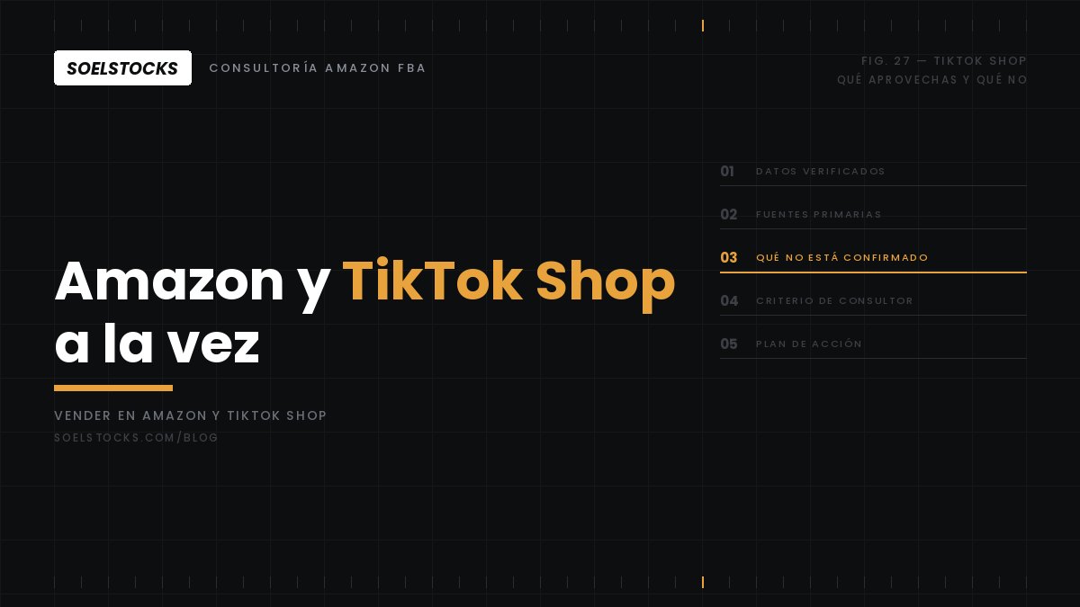 En este momento estás viendo Vender en Amazon y TikTok Shop a la vez: qué se aprovecha y qué no