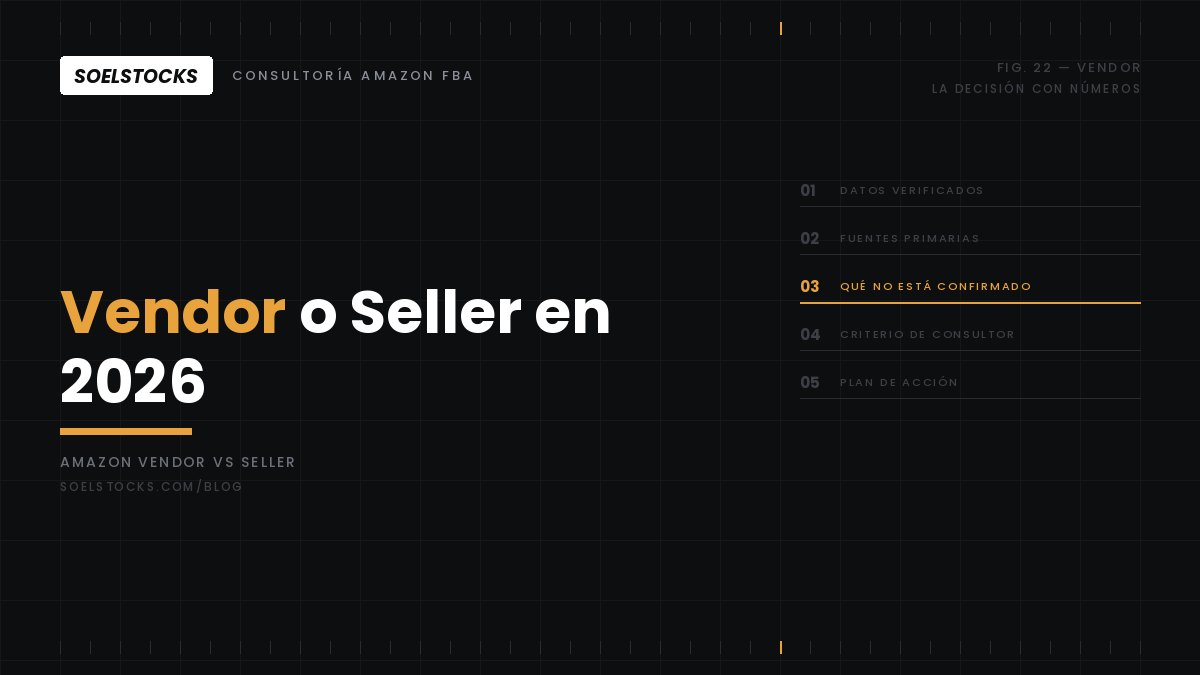 En este momento estás viendo Vendor o Seller en 2026: la decisión con números para tu marca