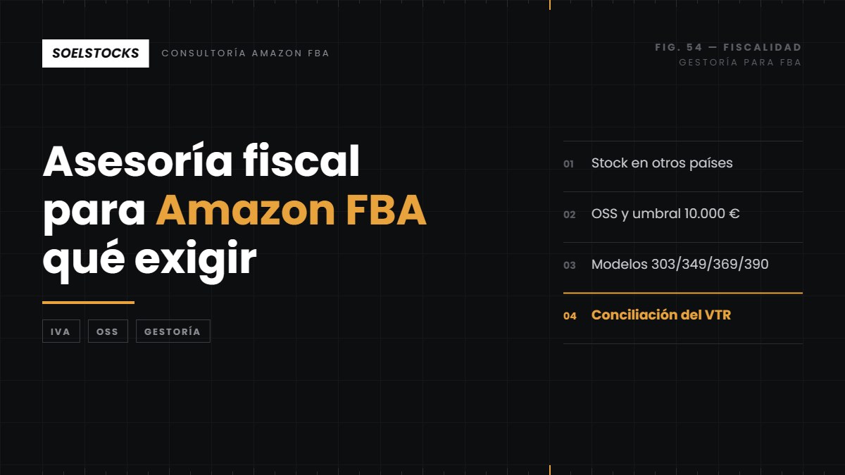 Lee más sobre el artículo Asesoría fiscal para Amazon FBA: qué debe cubrir tu gestoría (y qué no está confirmado)