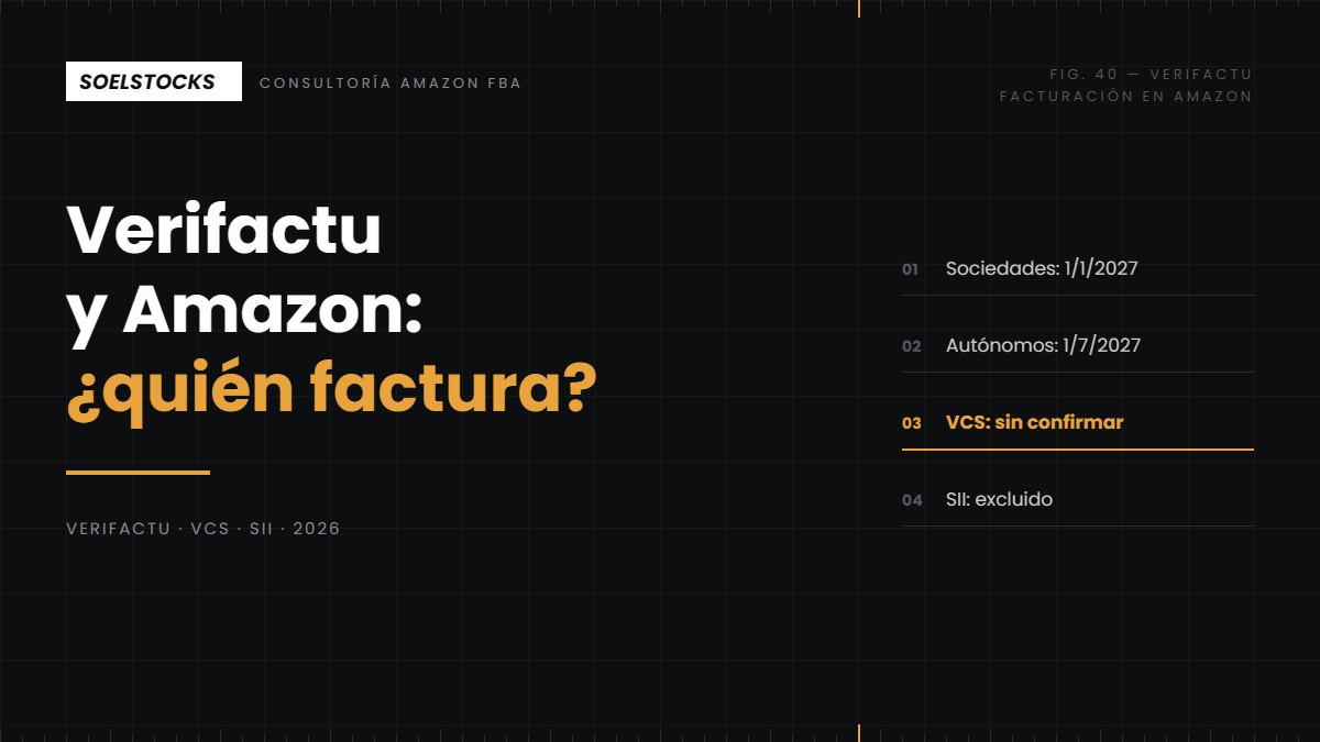 En este momento estás viendo Verifactu y Amazon: qué cambia para vendedores y qué no está claro